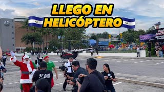 SANTA LLEGO en HELICOPTERO a EL SALVADOR [upl. by Narat902]