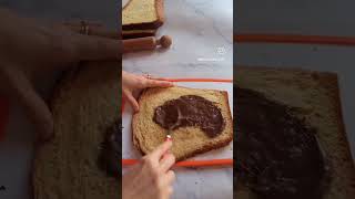 GIRELLE DI PANDORO ricette dolci nutella [upl. by Natehc]