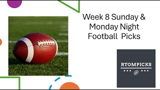 Sunday and Monday Night Football Picks [upl. by Enilesoj]