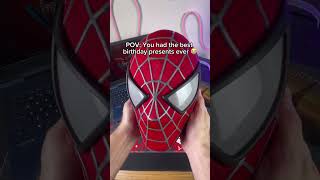 The best Tobey Maguire mask 🥹🕷️ spiderman marvel tobeymaguire [upl. by Ulrikaumeko]