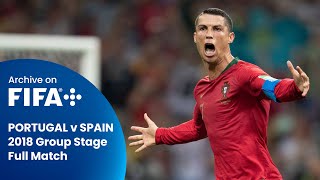 FULL MATCH Portugal v Spain  2018 FIFA World Cup [upl. by Kovar]