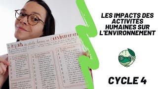 Les impacts des activités humaines sur lenvironnement  5ème  Madame SVT [upl. by Betti]