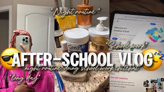 •REALISTIC• AFTERSCHOOLMINI SCHOOL VLOGschool work  chit chat  hygeine VLOGMAS DAY 1 [upl. by Neroled362]