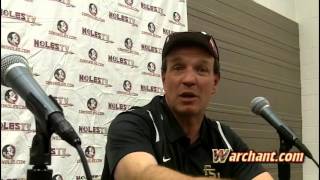 Warchant TV Jimbo Fisher pleased with team QBs at FSU Spring Football Game [upl. by Etram]