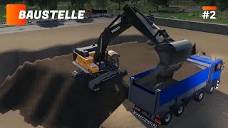 LS19 Baustelle Erde ausliefern und Wall abziehen2 [upl. by Sasha843]