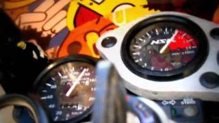 Honda NSR 125 Top speed  On board  vmax [upl. by Atinehc]