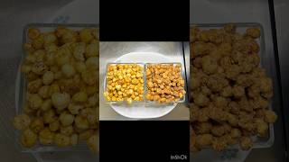 Peri peri makhana and caramel makhana food cooking cooking recipe foodie [upl. by Oigroig177]