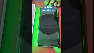 Uv Glass Kaise Lagate Hai  uv glass installation uv glass kaise lagaye uvglass mobileglass [upl. by Acirrehs]