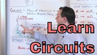 Lesson 1  Voltage Current Resistance Engineering Circuit Analysis [upl. by Myrilla]