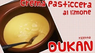 Crema pasticcera al limone  Ricetta Dieta Dukan [upl. by Elohcim720]