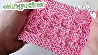 Strickmuster Königsbrokat in Reihen für Eure EaSy Sweater Strickjacken Babydecken und Co [upl. by Zitella]