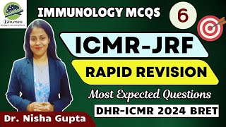 ICMR Revision Series Part6  Expected Immunology Questions for ICMR  Biodotcom  icmr jrf2024 [upl. by Sitnerp]