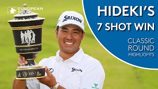 Matsuyamas SEVEN shot 2016 WGC win  Classic Round Highlights [upl. by Verile]