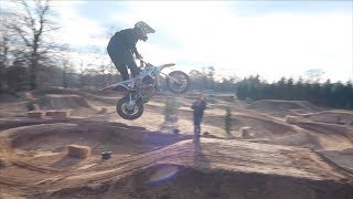 THE PERFECT PITBIKE TRACK HUGE TRANSFER [upl. by Raamal946]