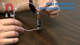 KampJ Magnetics  Homopolar Motor Demonstrations [upl. by Aisak]