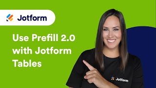 How to Use Prefill 20 with Jotform Tables [upl. by Doughman]