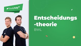 Entscheidungstheorie  Entscheidung unter Ungewissheit 1  StudyHelp [upl. by Hirsch]