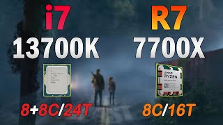 Ryzen 7 7700X vs Core i7 13700K  11 Benchmarks test  Which one Worth [upl. by Lael]