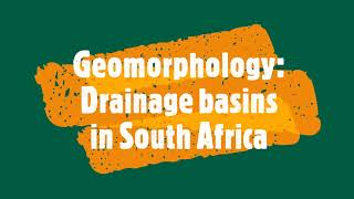 Geomorphology Drainage basins in South Africa [upl. by Idzik327]