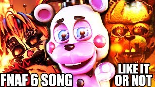 FNAF 6 SONG Like It Or Not LYRIC VIDEO  Dawko amp CG5 [upl. by Pergrim]