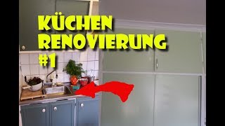 Küchen Renovierung  Total Kitchen Makeover 1 Aus Alt mach Neu [upl. by Milan900]