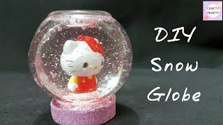 How to make Snow globeDIY Snow Globe [upl. by Nodnrb513]