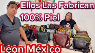 Fabricantes de bolsos y accesorios de piel para mayoristas en Leon Guanajuato Mexico piel leather [upl. by Fallon]