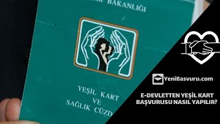 EDEVLETTEN YEŞİL KART BAŞVURUSU NASIL YAPILIR 2023 [upl. by Ursola]