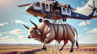 How Farmers Raise Millions Of Cattle From The Air  Agriculture Technology [upl. by Nacul]