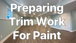 DIY PREPARING TRIM FOR PAINT [upl. by Aible]