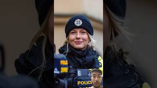 Beautiful police officer in the Czech Republic 😍🤩✅ shorts trending police streetphotography [upl. by Enovi]