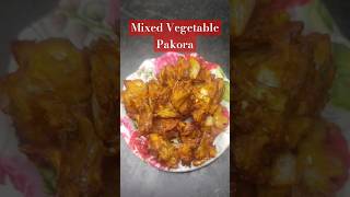 veg pakoramixed vegetable pakora  mix pakorashots rendingshort Rojashree294 [upl. by Euqinor]