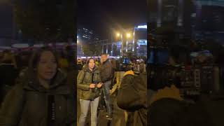 Snimak mase protesta u Novom Sadu [upl. by Gristede]