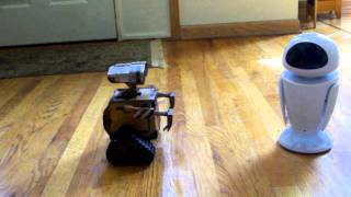 Remote Control WALLE and EVE Toy Demo [upl. by Artemisa301]