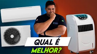 O que é MELHOR Ar condicionado FIXO ou PORTÁTIL [upl. by Anolahs]