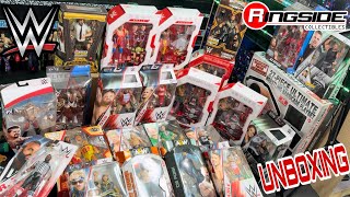 GIANT WWE Action Figure Unboxing  Ringside Collectables  Over 25 Figures [upl. by Straub]