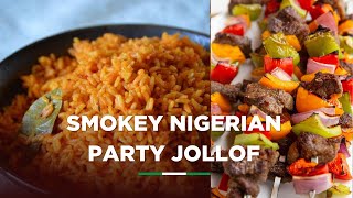 The Secret To Making Smokey Party Jollof Rice Revealed  How To Make Nigerian Party Jollof [upl. by Scharaga512]