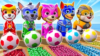 PAW Patrol Ultimate Rescue  Pups Save Guess The Right Door ESCAPE ROOM CHALLENGE  Rainbow Game [upl. by Saum]