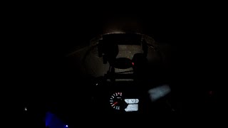 The most pointless video ever made Riding a motorcycle in a british winter at night [upl. by Mareld]