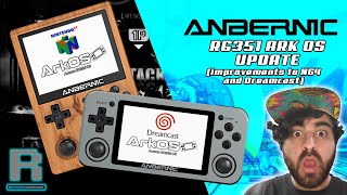 ARK OS on RG351 Devices  N64 and Dreamcast Performance Test [upl. by Atiuqes824]