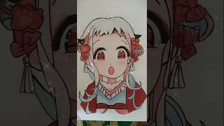 Drawing yashiro nene 😁😍animedrawing [upl. by Akenit444]