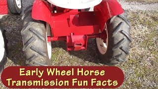 Wheel Horse Early Transmission Fun Facts Theyre not all the same [upl. by Luwana8]