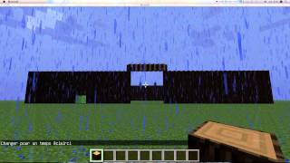 Tuto Comment Mettre et Arreter la pluie dans Minecraft HD FR [upl. by Bethesde]