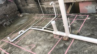 Comment faire une installation chute unique en plomberie sanitaire [upl. by Duyne]