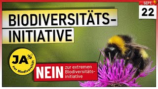 «Biodiversitätsinitiative»  Volksabstimmung 22 September 2024 [upl. by Htebazila]