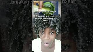 Always prepoo ur hair before washing foryou haircare lovenatural lovenatural hairgrowth okra [upl. by Nylzaj]