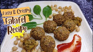 QuickEasy and Crispy Homemade Falafel Recipe  Easy Falafel Recipe  How to make Falafel at home [upl. by Akemot365]