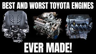 These are the Best and Worst Toyota Engines Ever Made [upl. by Orvas415]