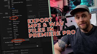 How to Export WAV or MP3 Audio From Adobe Premiere Pro  Shorts [upl. by Avner]