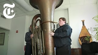 Playing a Titanic Tuba  The New York Times [upl. by Noillid16]